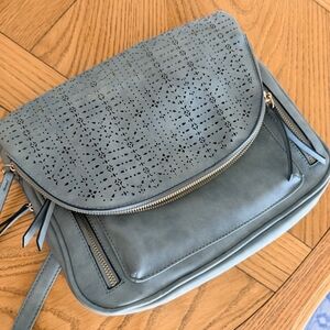 Elegant Blue Crossbody